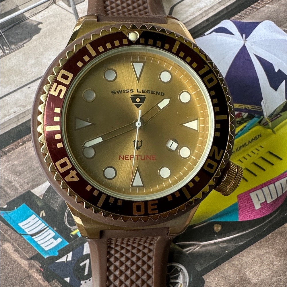 WOW💫SUPER RARE SWISS LEGEND Timepiece SWISS MOVEMENT!